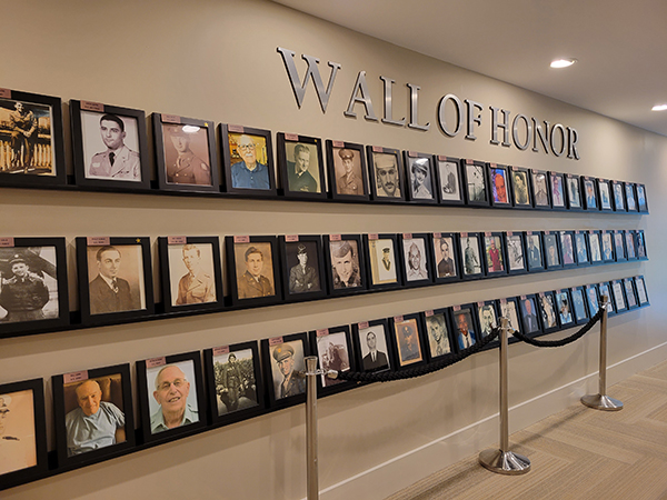 Abbey Delray Resident Honors Fellow Veterans with ‘Wall of Honor’